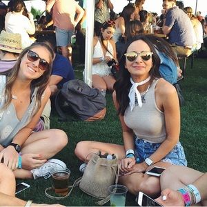 Reformation knit crop top